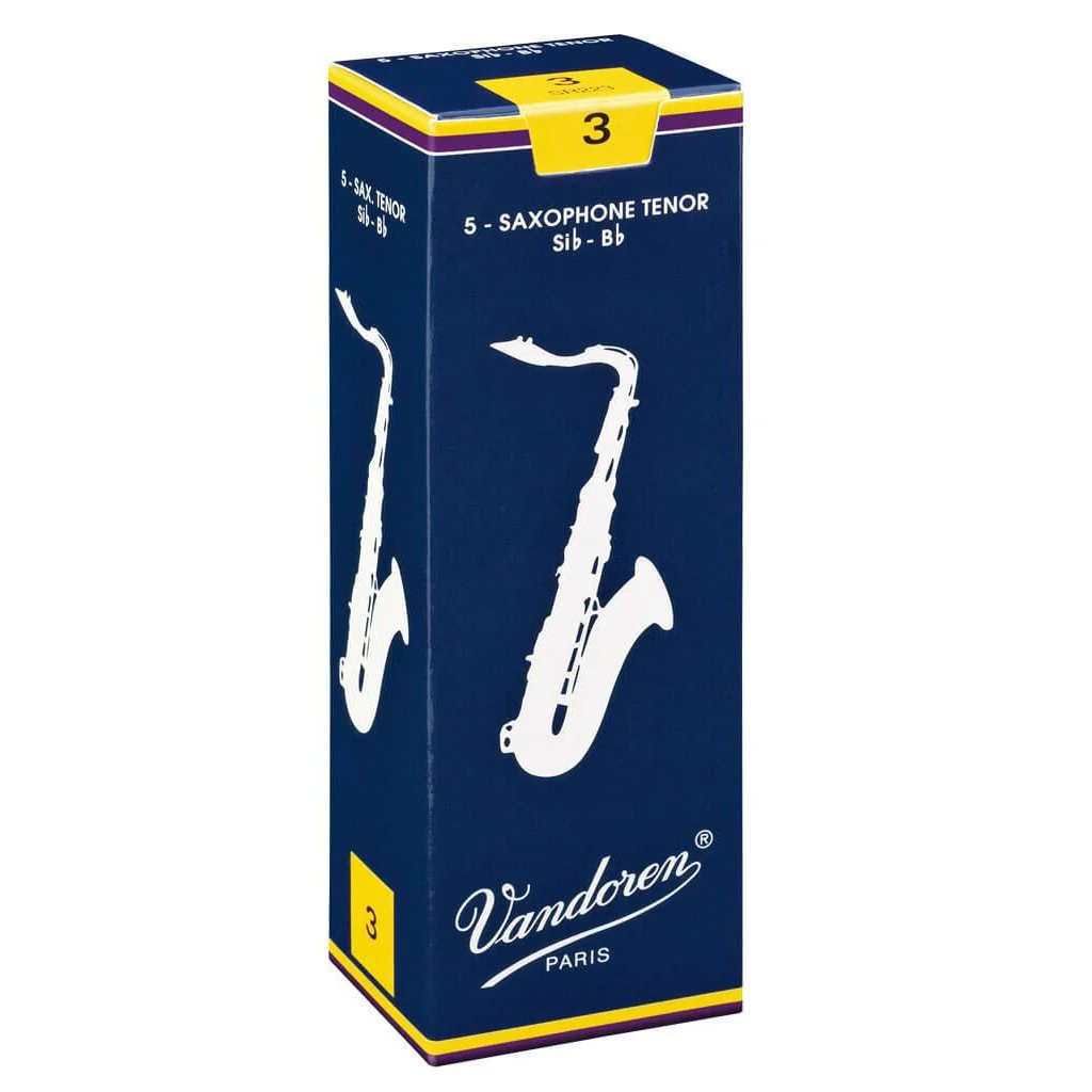 Vandoren traditional tenor saxophone reeds